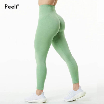 Women Seamless Bubble Butt Fitness Leggings - Fitness Leggings - Peeli - Mad Fly Essentials