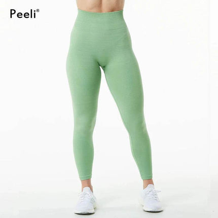 Women Seamless Bubble Butt Fitness Leggings - Fitness Leggings - Peeli - Mad Fly Essentials