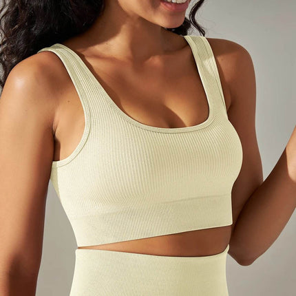 Women Seamless Crop Top Fitness Bra - Bra - SWELTERING - Mad Fly Essentials