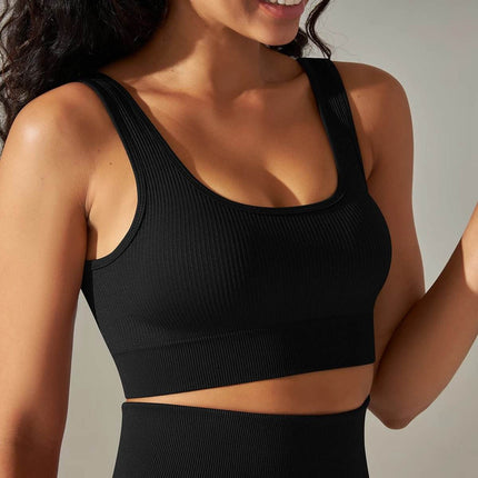 Women Seamless Crop Top Fitness Bra - Bra - SWELTERING - Mad Fly Essentials