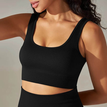 Women Seamless Crop Top Fitness Bra - Bra - SWELTERING - Mad Fly Essentials