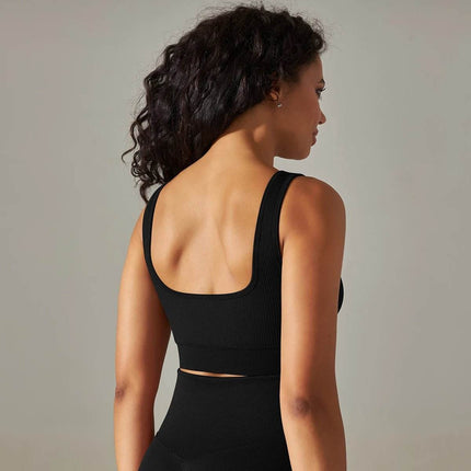 Women Seamless Crop Top Fitness Bra - Bra - SWELTERING - Mad Fly Essentials