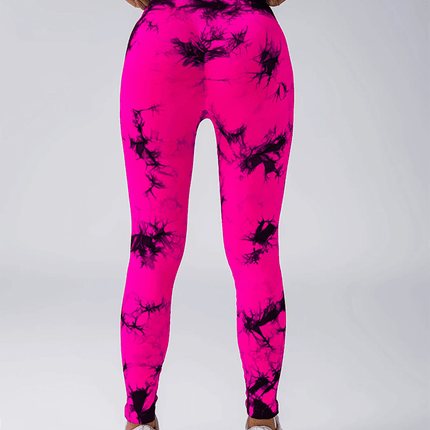 Women Seamless Tie Dye Fitness Leggings - Fitness Leggings - EJUHAOTI - Mad Fly Essentials