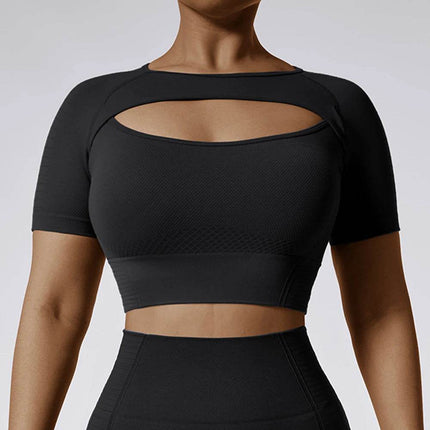 Women Seamless Yoga Fitness Crop Top - Crop Top - Fitness Essentials - Mad Fly Essentials