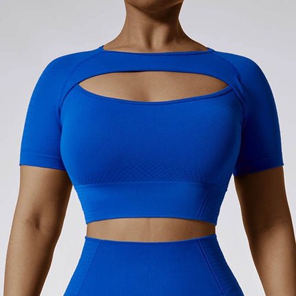 Women Seamless Yoga Fitness Crop Top - Crop Top - Fitness Essentials - Mad Fly Essentials