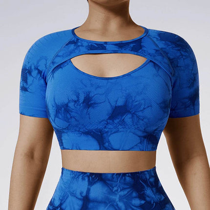 Women Seamless Yoga Fitness Crop Top - Mad Fly Essentials