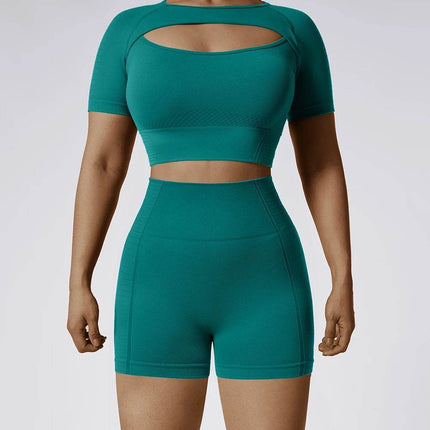 Women Seamless Yoga Fitness Crop Top - Crop Top - Fitness Essentials - Mad Fly Essentials