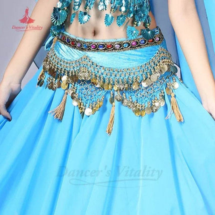 Women Sequin Belly Dance Costume Hip Scarf - Scarf - Dancer's Vitality - Mad Fly Essentials