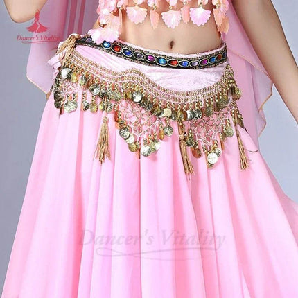 Women Sequin Belly Dance Costume Hip Scarf - Scarf - Dancer's Vitality - Mad Fly Essentials