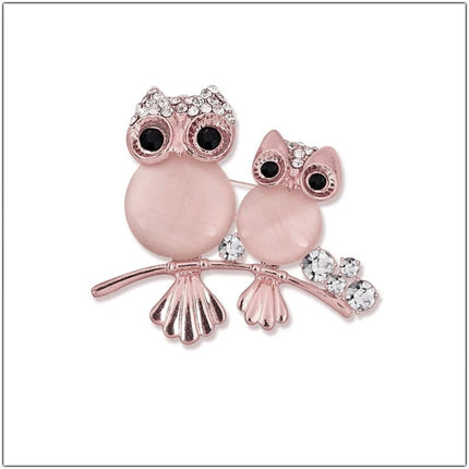Women Shop Opal Owl Fox Cat Animal Brooches Women Accessories - Women Shop - Sinleery - Mad Fly Essentials