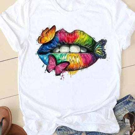 Women Short Summer Funny Graphic Shirt - Shirt - UOSU - Mad Fly Essentials