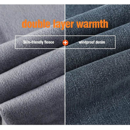 Women Skinny High Waist Fleece Velvet Jeans - Jeans - BLEASENDY - Mad Fly Essentials