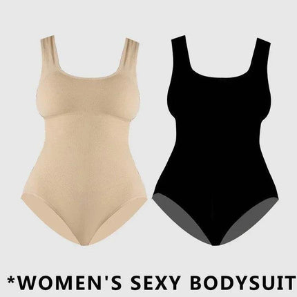 Women Sleeveless Beige Fitness Yoga Romper - Romper - kalenmos - Mad Fly Essentials