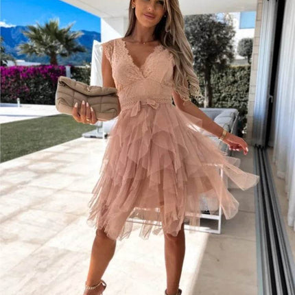 Women Sleeveless Bohemian Lace MIDI Dress - MIDI Dress - MEHEOL - Mad Fly Essentials