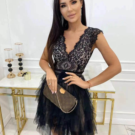 Women Sleeveless Bohemian Lace MIDI Dress - MIDI Dress - MEHEOL - Mad Fly Essentials