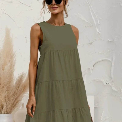 Women Sleeveless Bohemian Midi Dress - MIDI Dress - Boho Girl - Mad Fly Essentials
