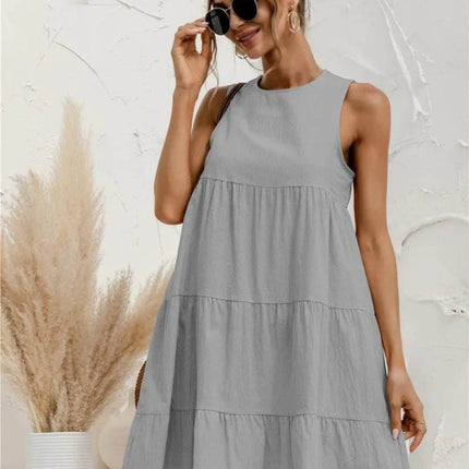 Women Sleeveless Bohemian Midi Dress - MIDI Dress - Boho Girl - Mad Fly Essentials