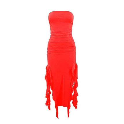 Women Sleeveless Hollow Long Bodycon Midi Dress - MIDI Dress - BoozRey - Mad Fly Essentials