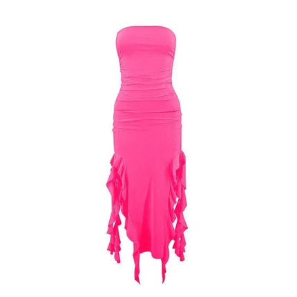 Women Sleeveless Hollow Long Bodycon Midi Dress - MIDI Dress - BoozRey - Mad Fly Essentials