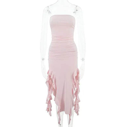 Women Sleeveless Hollow Long Bodycon Midi Dress - MIDI Dress - BoozRey - Mad Fly Essentials