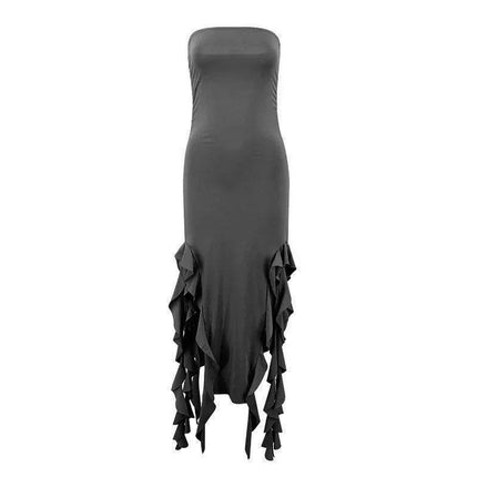 Women Sleeveless Hollow Long Bodycon Midi Dress - MIDI Dress - BoozRey - Mad Fly Essentials