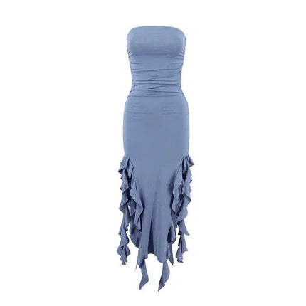 Women Sleeveless Hollow Long Bodycon Midi Dress - MIDI Dress - BoozRey - Mad Fly Essentials