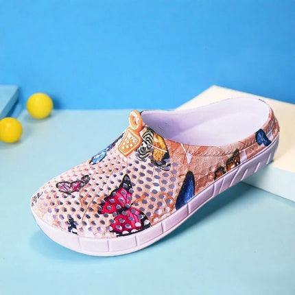 Women Slippers Butterfly Clogs Beach Sandals Home Slippers - Women Slippers - HAJINK - Mad Fly Essentials