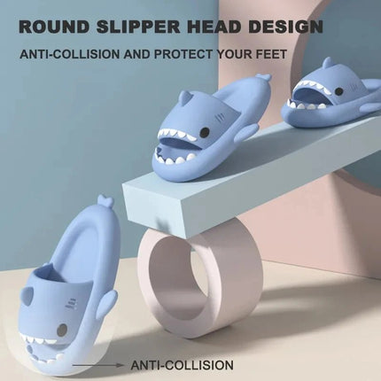 Women Slippers Funny Gradient Shark Beach Footwear - Women Slippers - Lorilury - Mad Fly Essentials