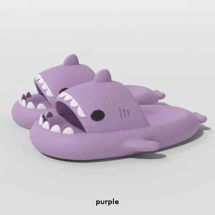 Women Slippers Funny Gradient Shark Beach Footwear - Women Slippers - Lorilury - Mad Fly Essentials
