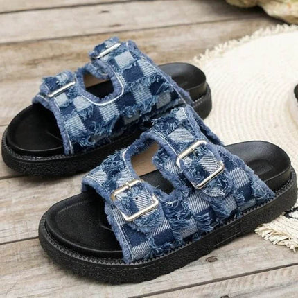 Women Slippers Summer Gladiator Platform Sandals - Sandals - Animal Unicorn - Mad Fly Essentials