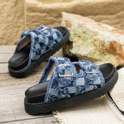 Women Slippers Summer Gladiator Platform Sandals - Sandals - Animal Unicorn - Mad Fly Essentials