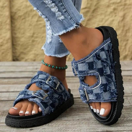 Women Slippers Summer Gladiator Platform Sandals - Sandals - Animal Unicorn - Mad Fly Essentials