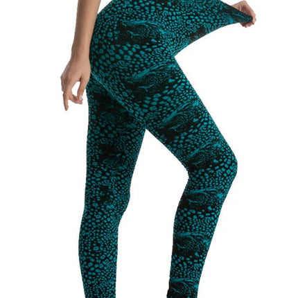 Women Snakeskin Fashion 3D Fitness Leggings - Fitness Leggings - FCCEXIO - Mad Fly Essentials
