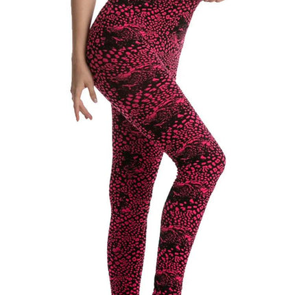 Women Snakeskin Fashion 3D Fitness Leggings - Fitness Leggings - FCCEXIO - Mad Fly Essentials