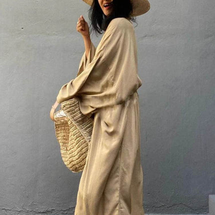 Women Solid Bikini Coverup Beach Dress - Beach Dress - Allukasa - Mad Fly Essentials