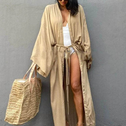 Women Solid Bikini Coverup Beach Dress - Beach Dress - Allukasa - Mad Fly Essentials