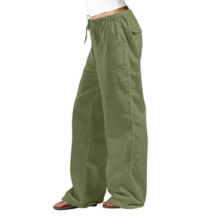 Women Solid High Linen Casual Pants - Pants - Owner Girl - Mad Fly Essentials