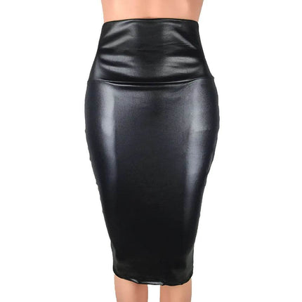 Women Solid High - Waist Bodycon Mini Skirt - Mini Skirt - DICLOUD - Mad Fly Essentials