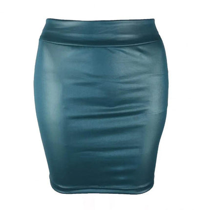 Women Solid High - Waist Bodycon Mini Skirt - Mini Skirt - DICLOUD - Mad Fly Essentials