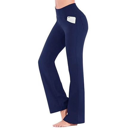 Women Solid High-Waist Palazzo Pants - Mad Fly Essentials