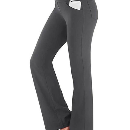 Women Solid High-Waist Palazzo Pants - Mad Fly Essentials