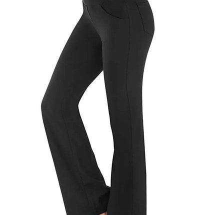 Women Solid High-Waist Palazzo Pants - Mad Fly Essentials