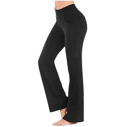 Women Solid High-Waist Palazzo Pants - Mad Fly Essentials