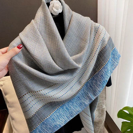 Women Spanish Silk Floral Square Shawl Scarf - Scarf - Kiximire - Mad Fly Essentials