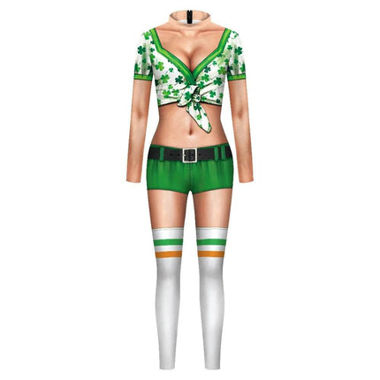 Women St Patrick Irish Costume Romper - Mad Fly Essentials