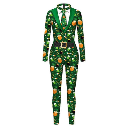 Women St Patrick Green Irish Costume Romper - Romper - VF Fashion - Mad Fly Essentials
