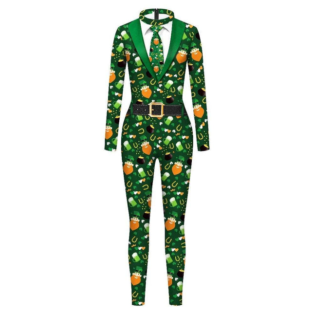 Women St Patrick Green Irish Costume Romper - Romper - VF Fashion - Mad Fly Essentials