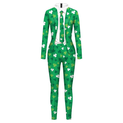 Women St Patrick Green Irish Costume Romper - Romper - VF Fashion - Mad Fly Essentials