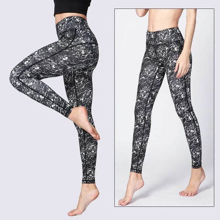 Women Starry Night 3D Blue Yoga Fitness Leggings - Fitness Leggings - Thefound - Mad Fly Essentials