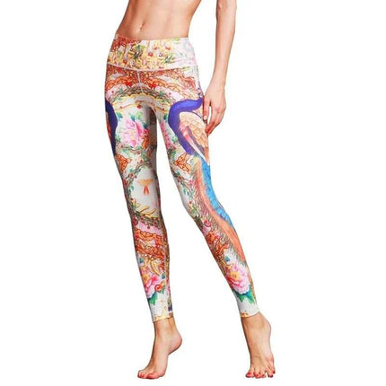 Women Starry Night 3D Blue Yoga Fitness Leggings - Mad Fly Essentials